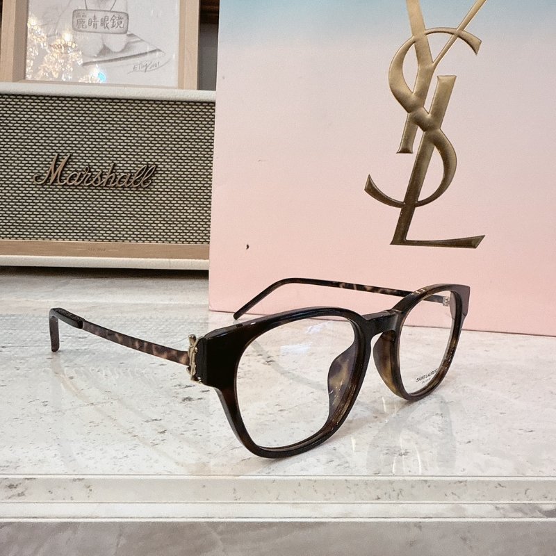 【現貨】麗睛眼鏡【Saint Laurent 聖羅蘭 YSL】可刷卡分期 SL M48O D/FN 琥珀色 光學眼鏡 YSL眼鏡 YSL膠囊系列-5