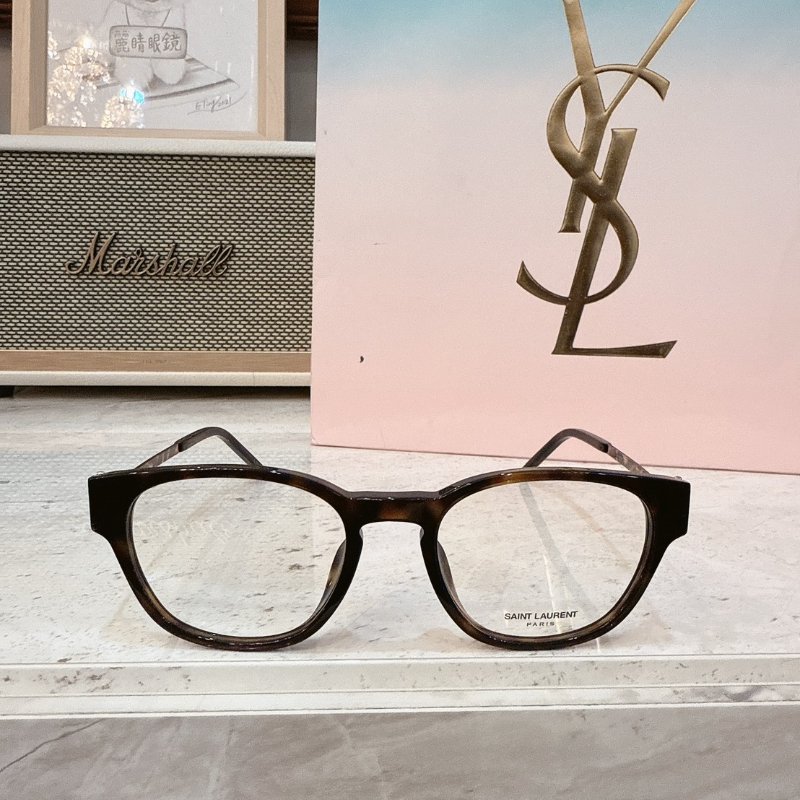 【現貨】麗睛眼鏡【Saint Laurent 聖羅蘭 YSL】可刷卡分期 SL M48O D/FN 琥珀色 光學眼鏡 YSL眼鏡 YSL膠囊系列-6