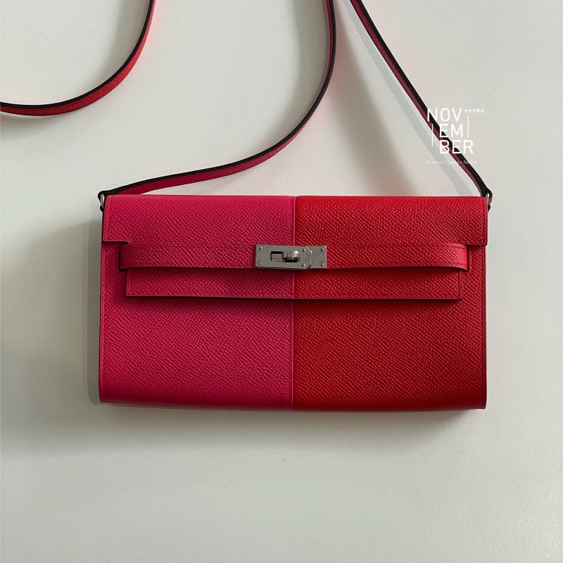 閒置新✨ Hermès 愛馬仕 Kelly To Go 三拼色銀釦-0