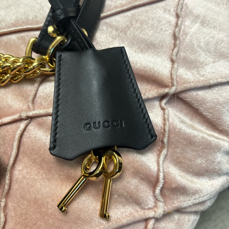 Gucci padlock老花拼接皮革單肩包(底25)-22