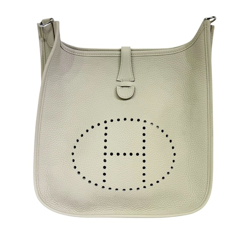 【美收精品】HERMES 白色Evelyne 29 A刻印 4-12-0