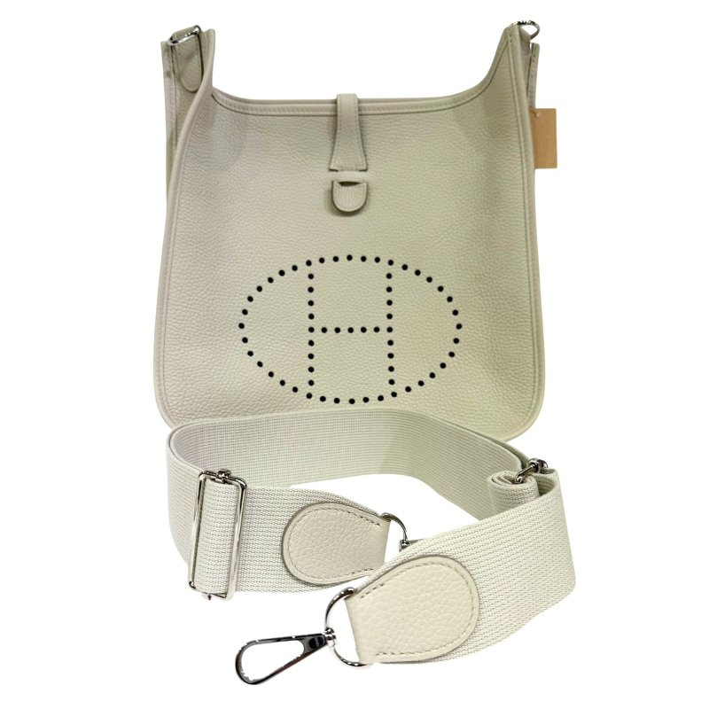 【美收精品】HERMES 白色Evelyne 29 A刻印 4-12-8