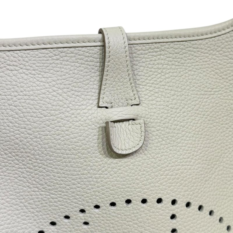 【美收精品】HERMES 白色Evelyne 29 A刻印 4-12-9
