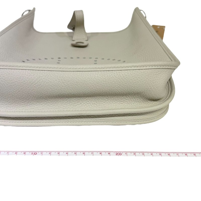 【美收精品】HERMES 白色Evelyne 29 A刻印 4-12-14