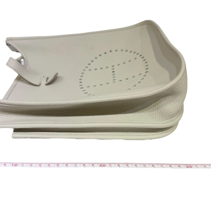 【美收精品】HERMES 白色Evelyne 29 A刻印 4-12-15