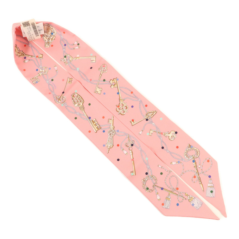 HERMES 絲質Twilly絲巾-3