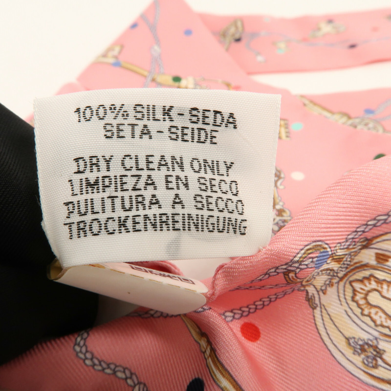 HERMES 絲質Twilly絲巾-6