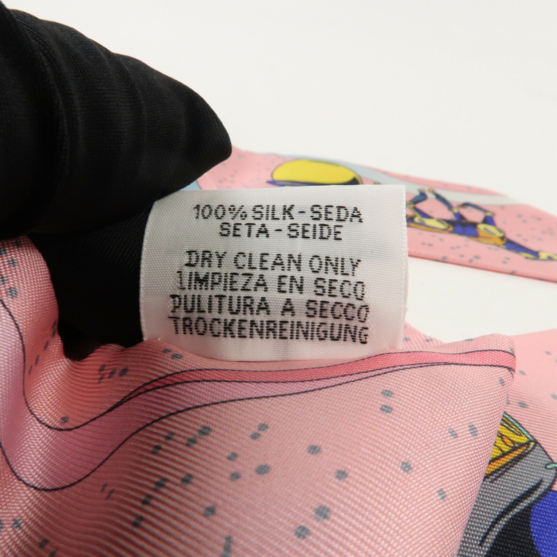 HERMES 絲質Twilly絲巾-6