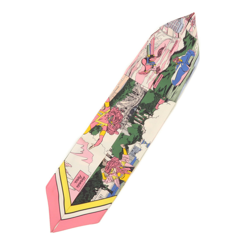 HERMES 絲質Twilly絲巾-2