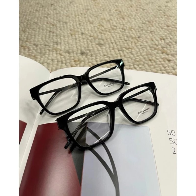 【預購】麗睛眼鏡【Saint Laurent 聖羅蘭 YSL】可刷卡分期 SL M48O B/FN 光學眼鏡 YSL眼鏡 YSL膠囊系列-3