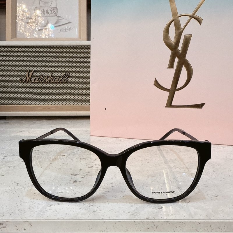 【預購】麗睛眼鏡【Saint Laurent 聖羅蘭 YSL】可刷卡分期 SL M48O B/FN 光學眼鏡 YSL眼鏡 YSL膠囊系列-9