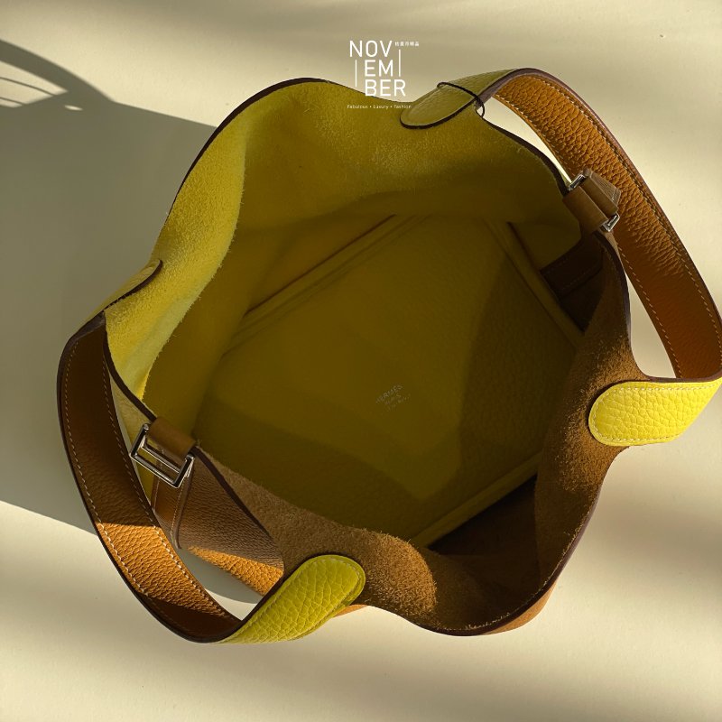 99新🆕 Hermès 愛馬仕 Picotin18 雙拼色銀釦-9
