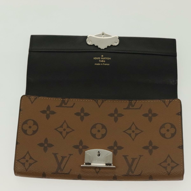 【日本直送】路易威登 Monogram Reverse Portefeuille Sarah 長版皮夾 M64488 正品 140380-7