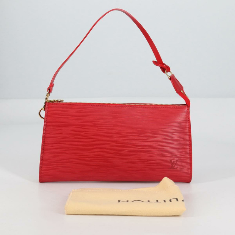 【日本直送】路易威登 Epi Pochette 配件袋 紅色 M52947 LV 正品 ep10505V-11