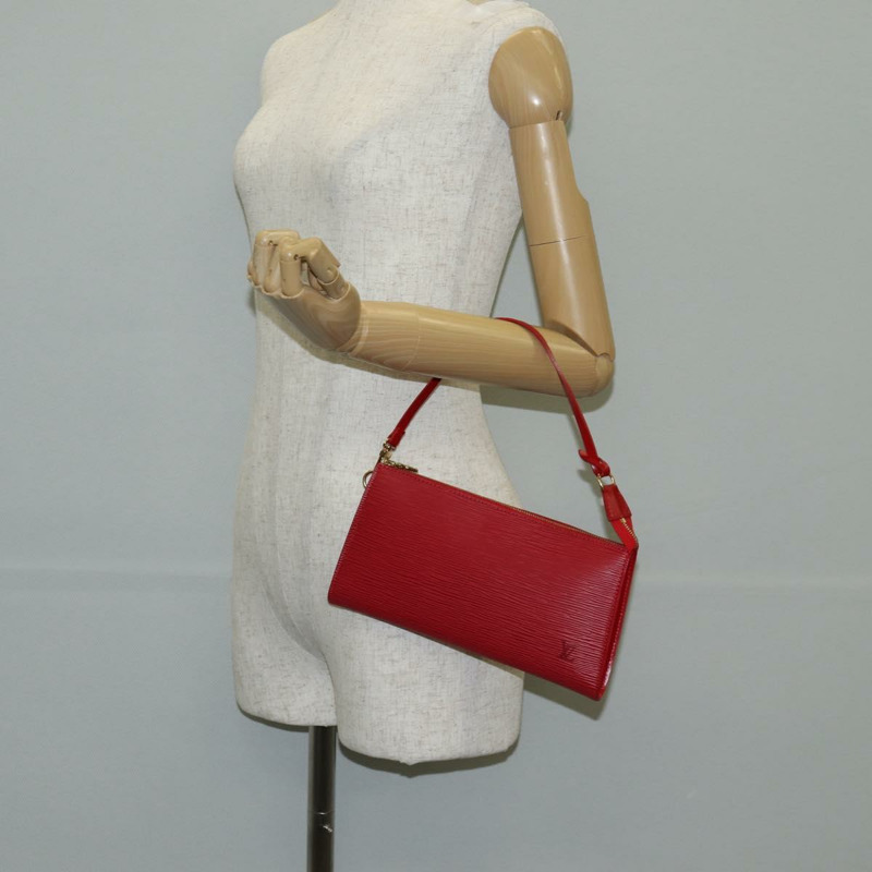 【日本直送】路易威登 Epi Pochette 配件袋 紅色 M52947 LV 正品 ep10505V-20