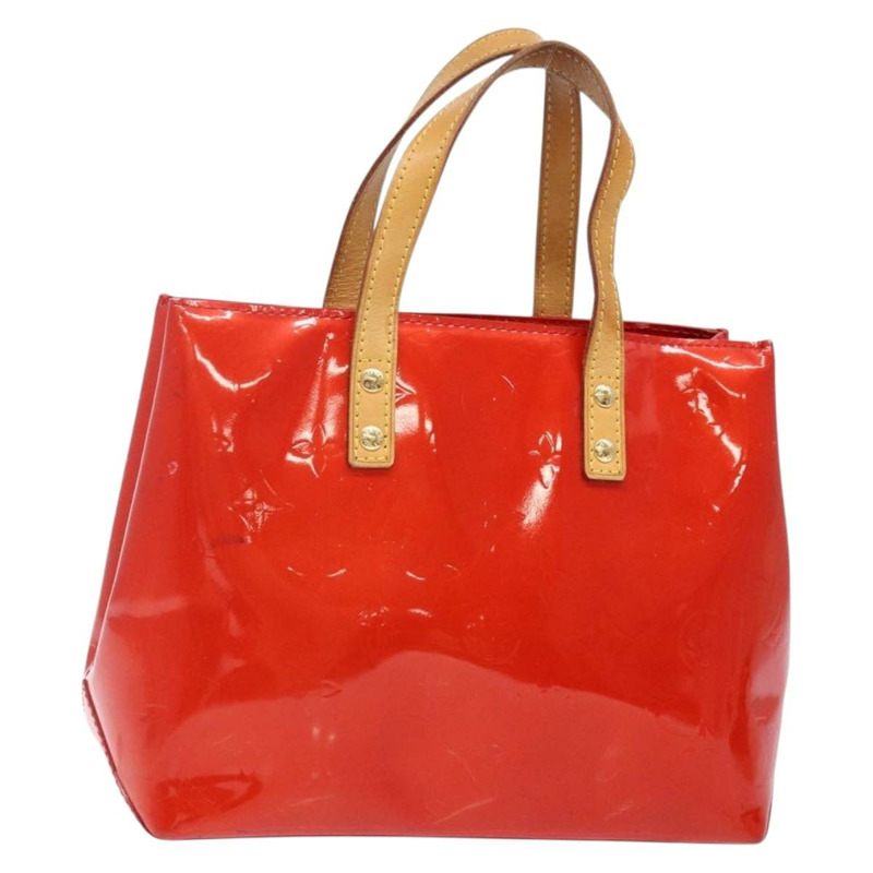 【日本直送】路易威登 Monogram Vernis Reade PM 手提包 紅色 M91088 LV 授權 ep10876-0