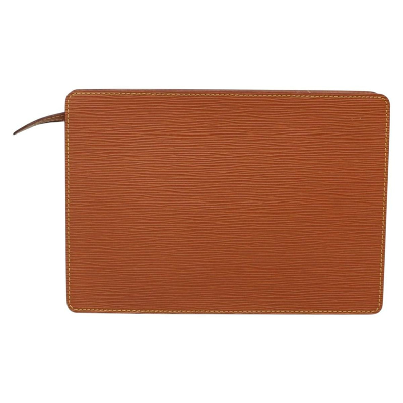 【日本直送】路易威登 Epi Pochette Homme 手提包 棕色 Zipangu 金色 M52528 LV 正品 ep10838-1