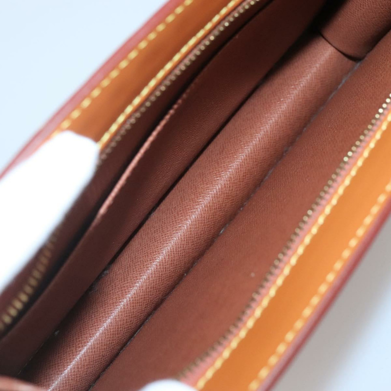 【日本直送】路易威登 Epi Pochette Homme 手提包 棕色 Zipangu 金色 M52528 LV 正品 ep10838-8