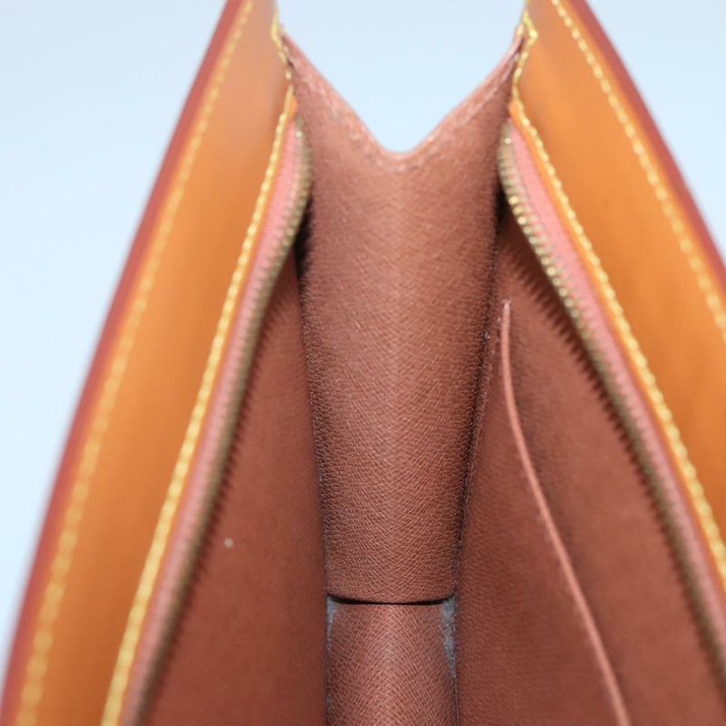 【日本直送】路易威登 Epi Pochette Homme 手提包 棕色 Zipangu 金色 M52528 LV 正品 ep10838-18