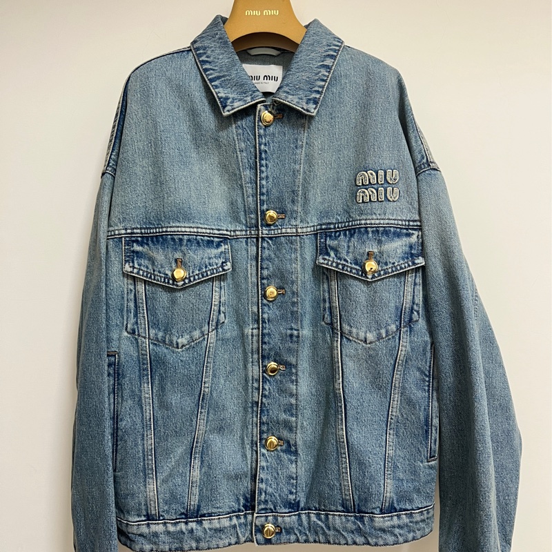 Miumiu 牛仔外套 男女可共穿-0