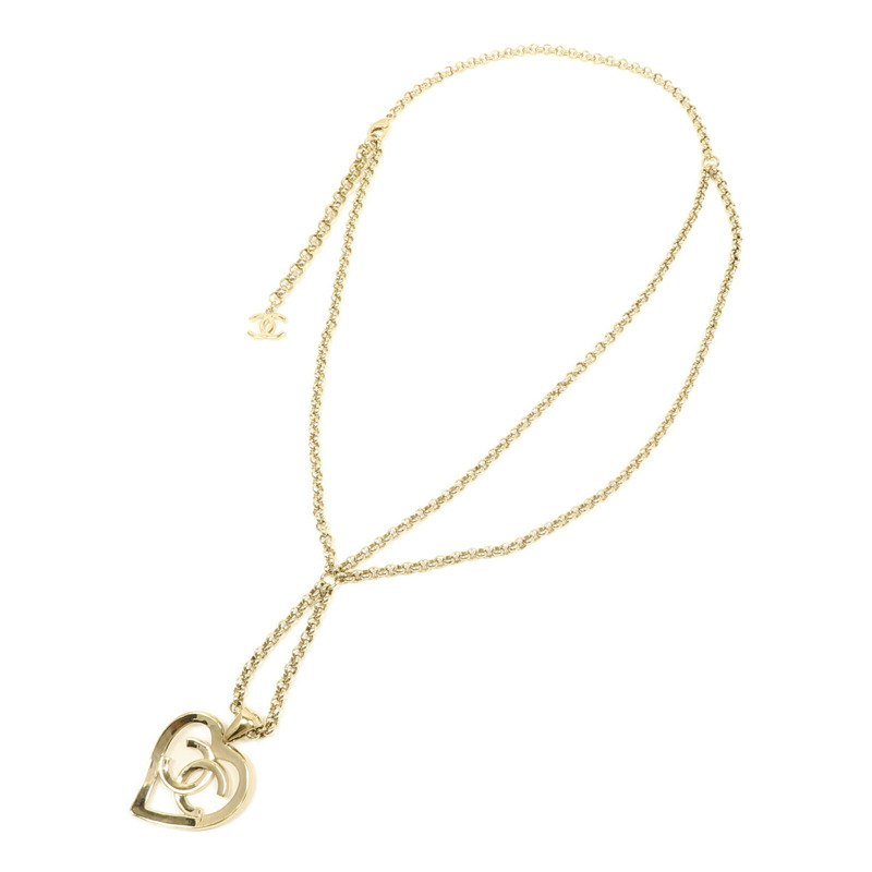 CHANEL 金屬Heart Chocker項鍊-1
