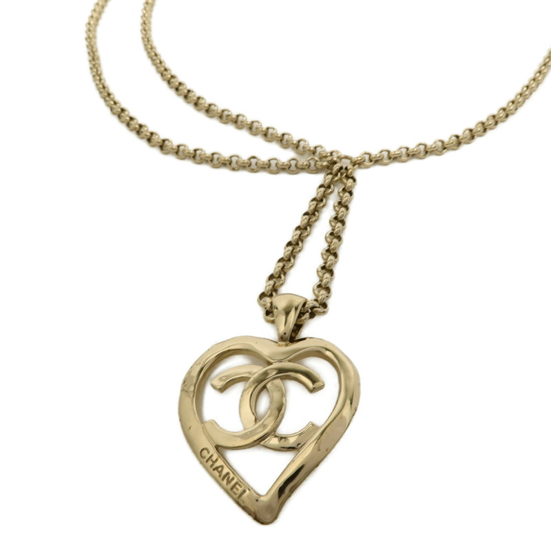CHANEL 金屬Heart Chocker項鍊-2