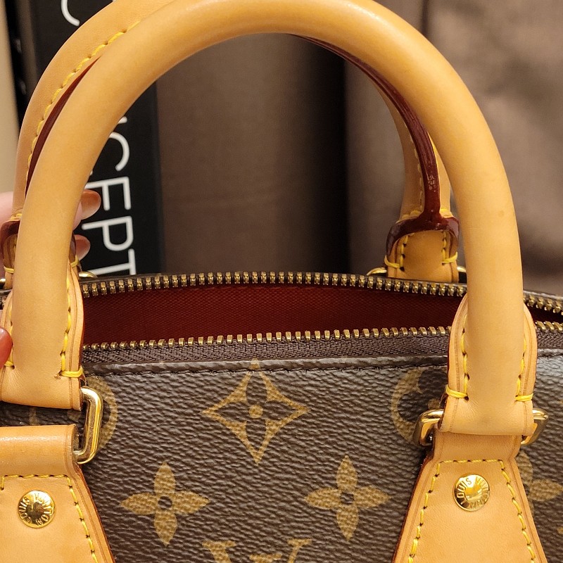 Louis Vuitton speedy 20 公分奶茶色 芯片款
狀況漂亮-28