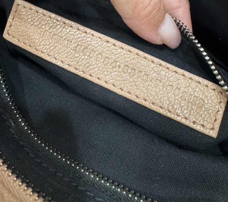 BALENCIAGA巴黎世家 奶茶色 裸色 metallic edge city金釦 山羊皮 機車包 手提包 肩背包 斜背包-17