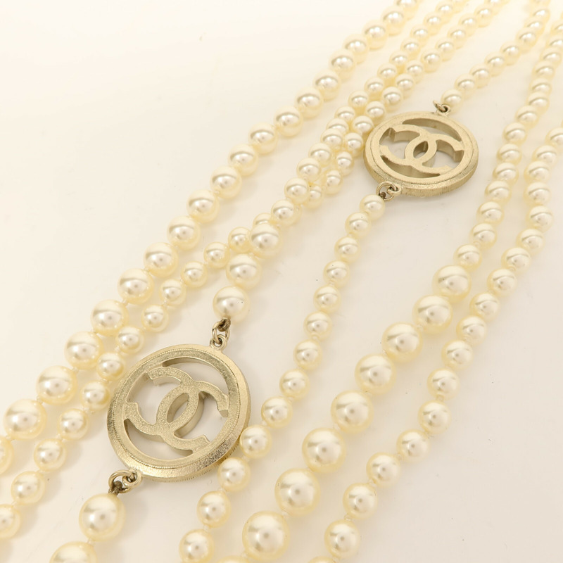 CHANEL 金屬/PVC Necklace項鍊-4
