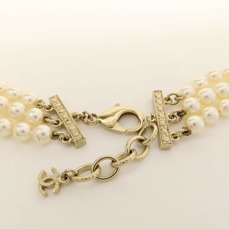 CHANEL 金屬/PVC Necklace項鍊-5