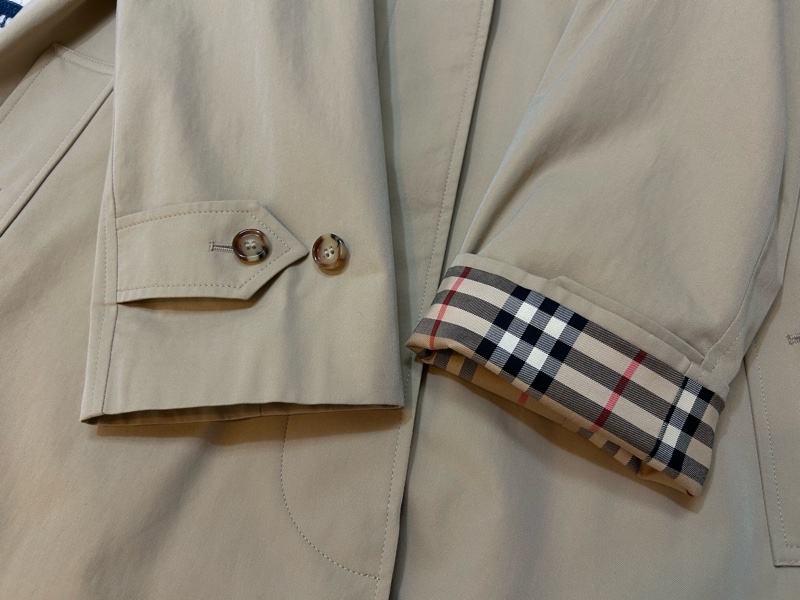 BURBERRY英國蜜色長風衣UK6-5
