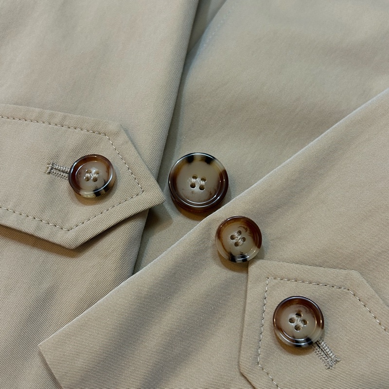 BURBERRY英國蜜色長風衣UK6-6
