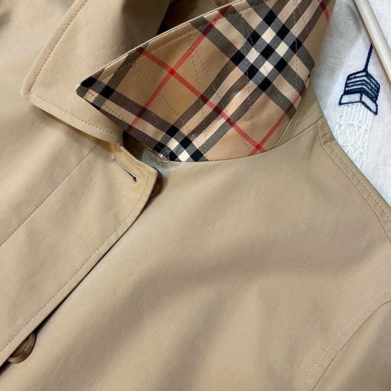 BURBERRY英國蜜色長風衣UK6-8