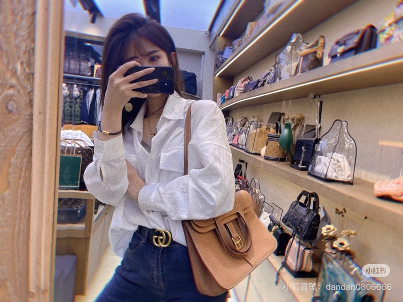 Hermes 愛馬仕 Halzan 31 金棕 斜背包 手提包 肩背包 側背包-3