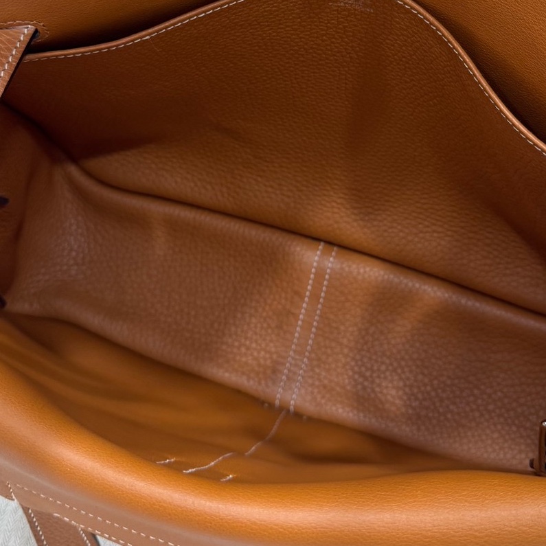 Hermes 愛馬仕 Halzan 31 金棕 斜背包 手提包 肩背包 側背包-49