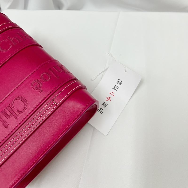 莉亞精品♡Chloe mini  woody 桃色 九新美品-13