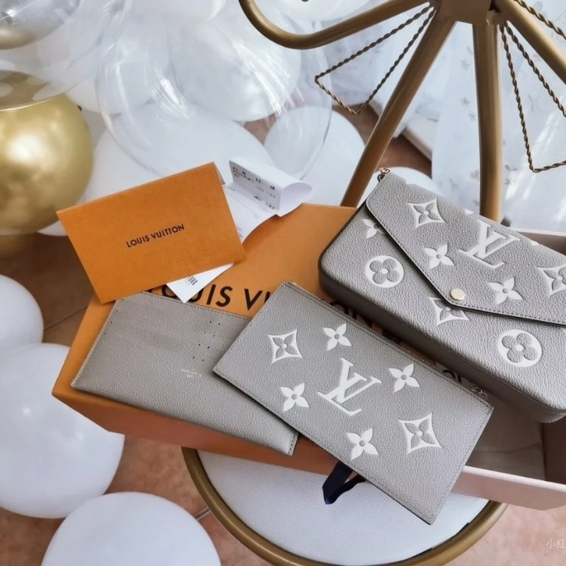 全配🈶購證❤️ LV三合一大象灰鏈條包-4