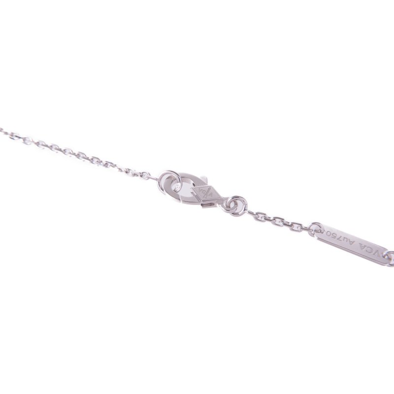 Van Cleef & Arpels 18K白金Vintage Alhambra Pendant項鍊-3