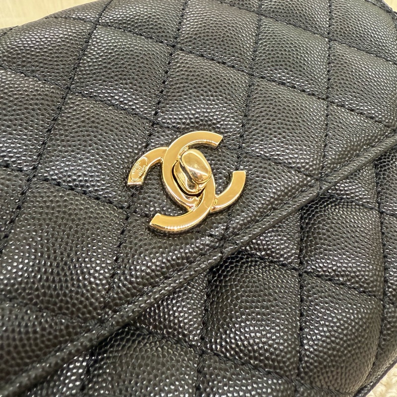 CHANEL - 黑色coco Handle 小號-3