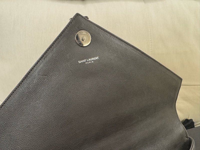 YSL college large 鐵灰 學院包 購證防塵袋皆有-19