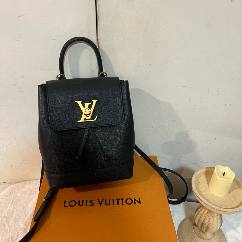 ෆ LV Lockme 小書包 後背包🖤-8