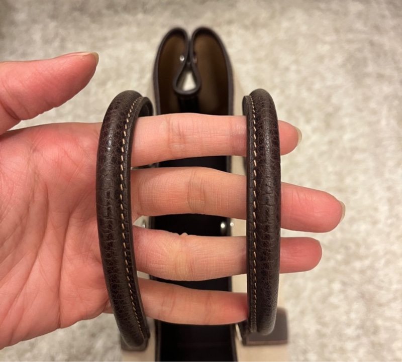 Hermès 栗子🌰拼帆布 Garden Party-9