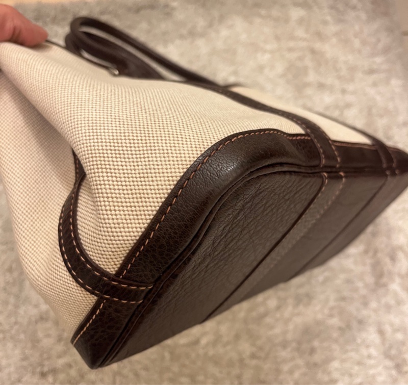 Hermès 栗子🌰拼帆布 Garden Party-11
