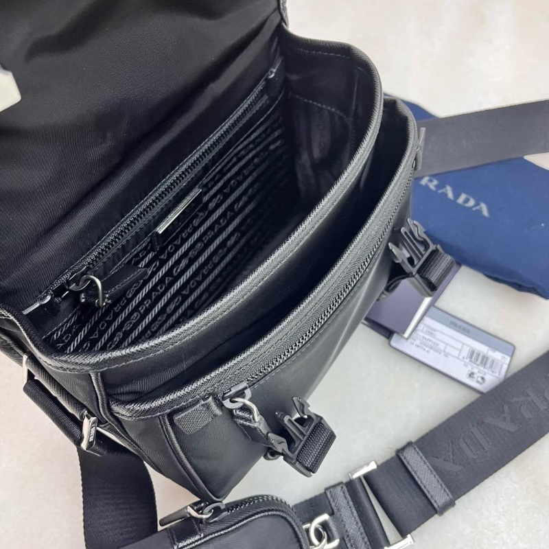 Prada re-nylon black bag-3