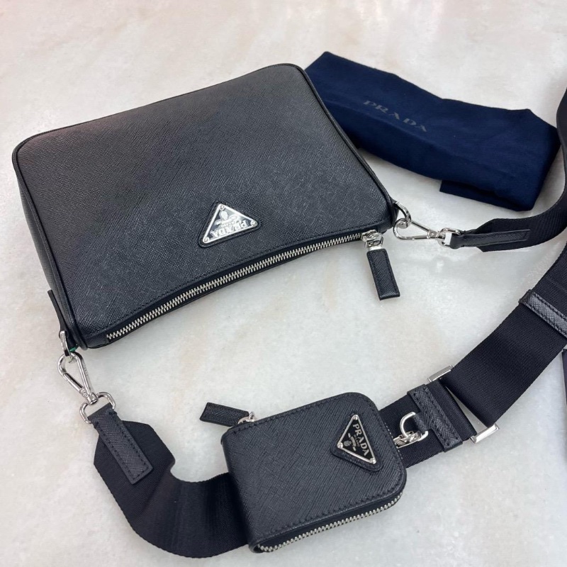 Prada saffiano leather bag-1