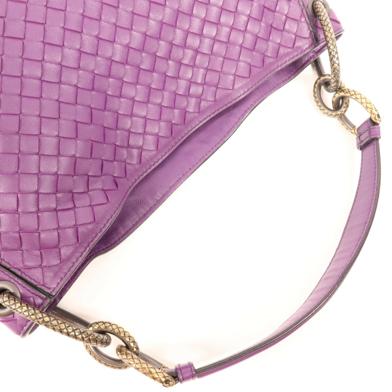 BOTTEGA VENETA 羊皮皮革Chain Shoulder Bag金扣肩背袋-4