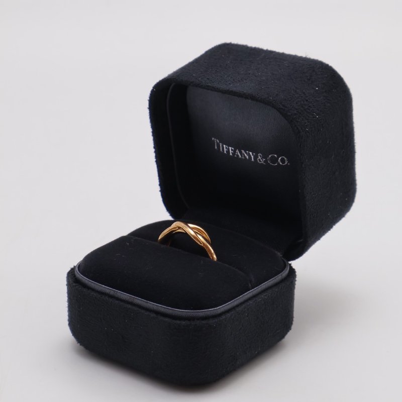 Tiffany&Co Tiffany infinity系列18K金無限戒指-5