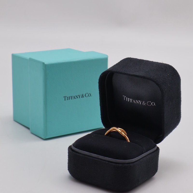 Tiffany&Co Tiffany infinity系列18K金無限戒指-6