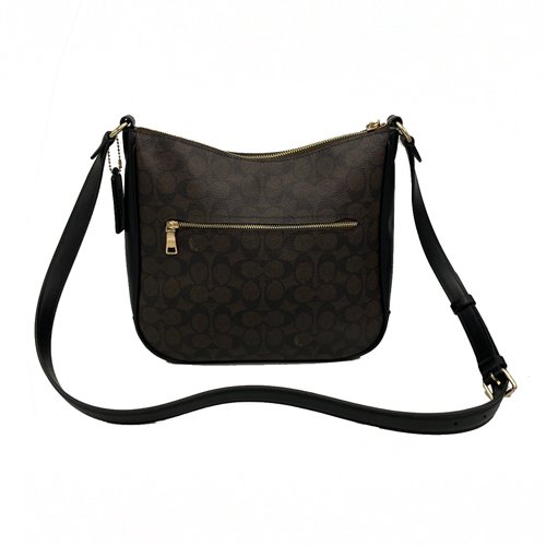【全新】COACH C LOGO馬鞍斜背包(深咖)-2