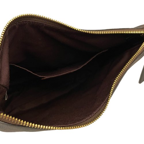 【全新】COACH C LOGO馬鞍斜背包(深咖)-4